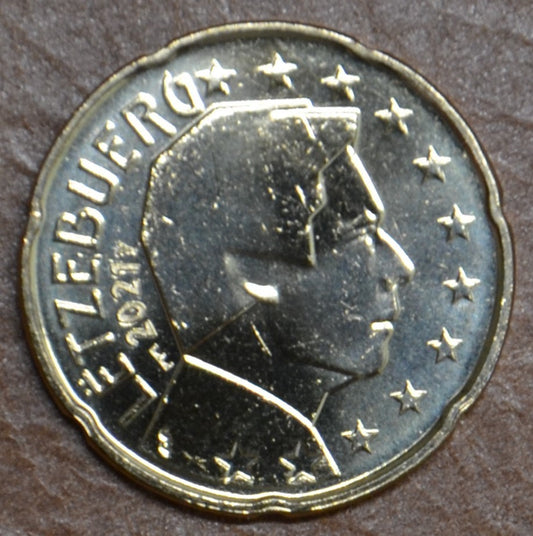 20 cent Luxemburg 2021 "híd" verjeggyel (UNC)
