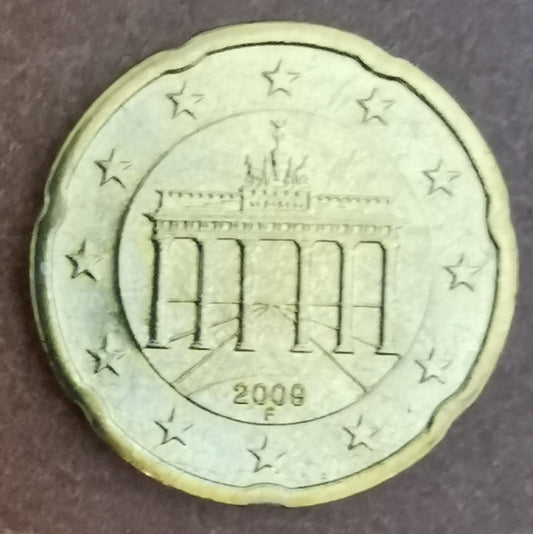 20 cent Németország 2009 "F" (UNC)