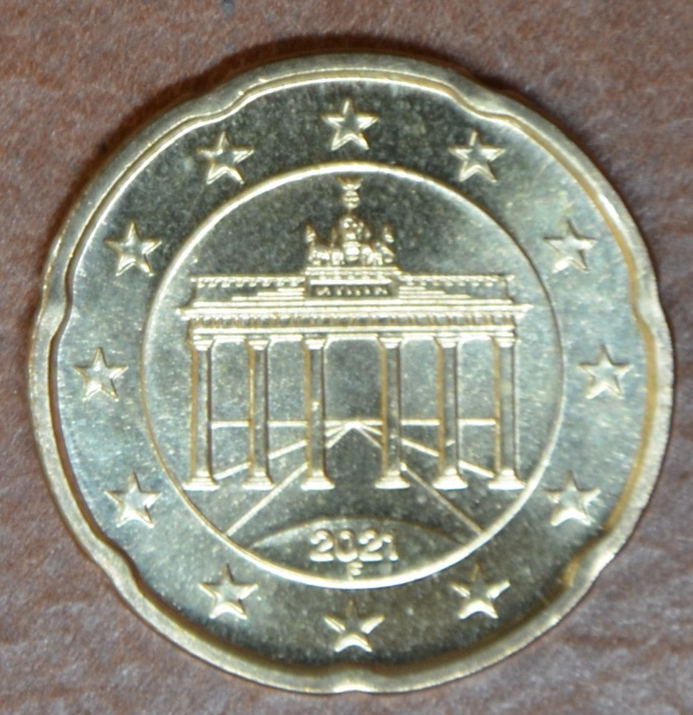 20 cent Németország 2021 "F" (UNC)