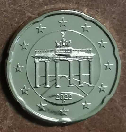 20 cent Németország 2022 "D" (UNC)