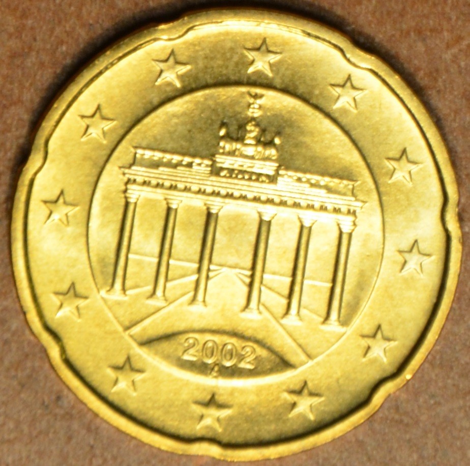 20 cent Németország "A" 2002 (UNC)
