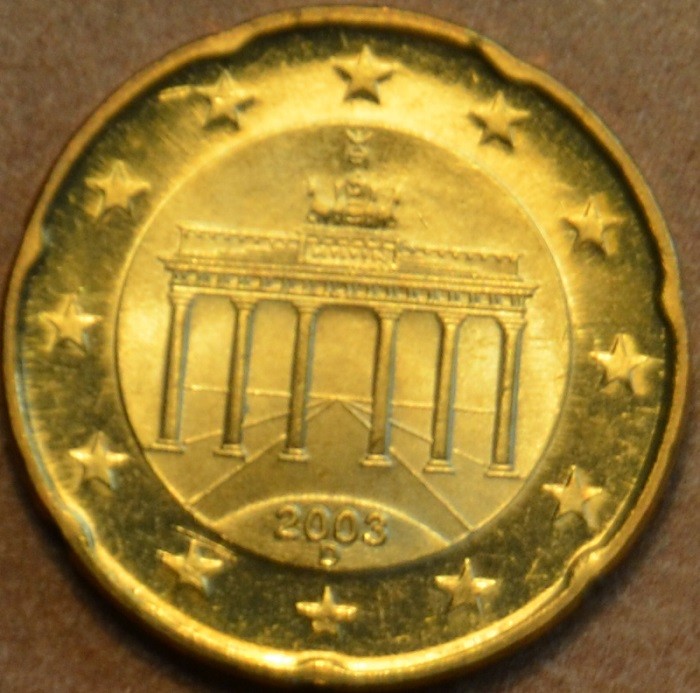 20 cent Németország "D" 2003 (UNC)
