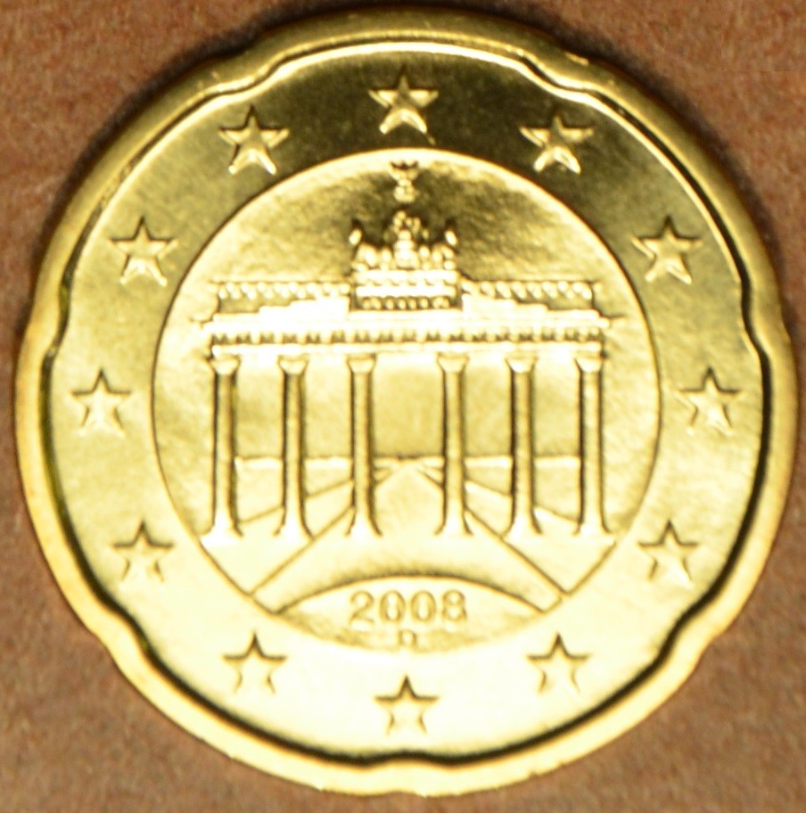 20 cent Németország "D" 2008 (UNC)