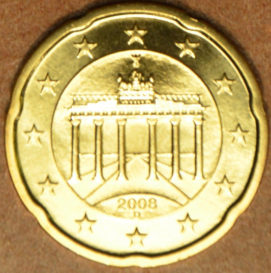 20 cent Németország "D" 2008 (UNC)