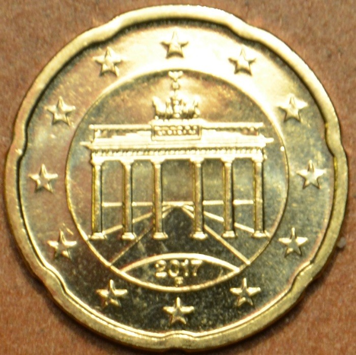 20 cent Németország "F" 2017 (UNC)