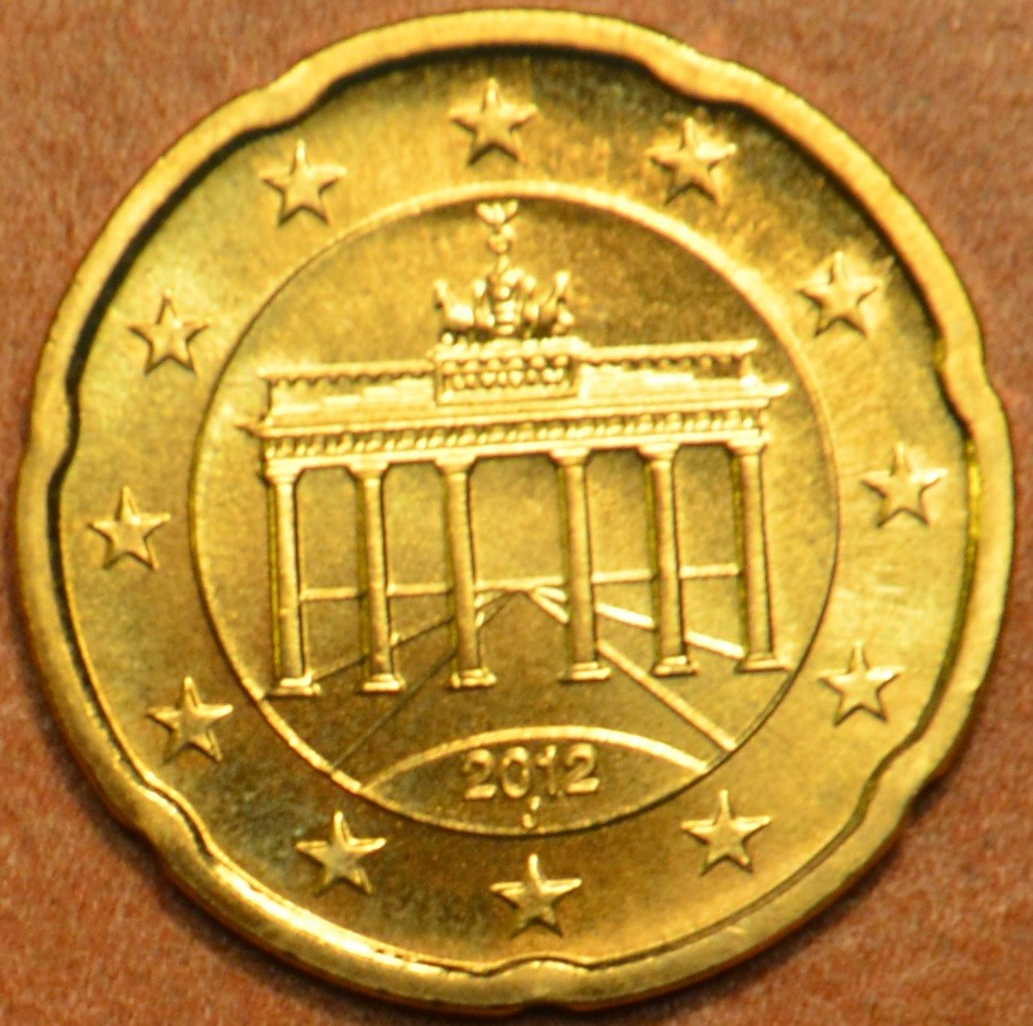 20 cent Németország "J" 2012 (UNC)