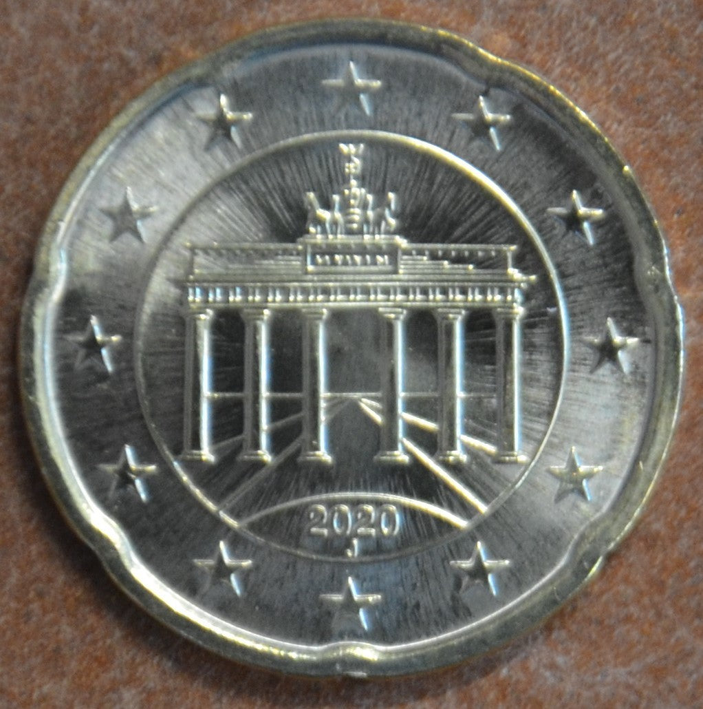 20 cent Németország "J" 2020 (UNC)