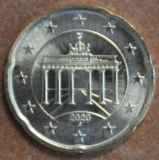 20 cent Németország "J" 2020 (UNC)