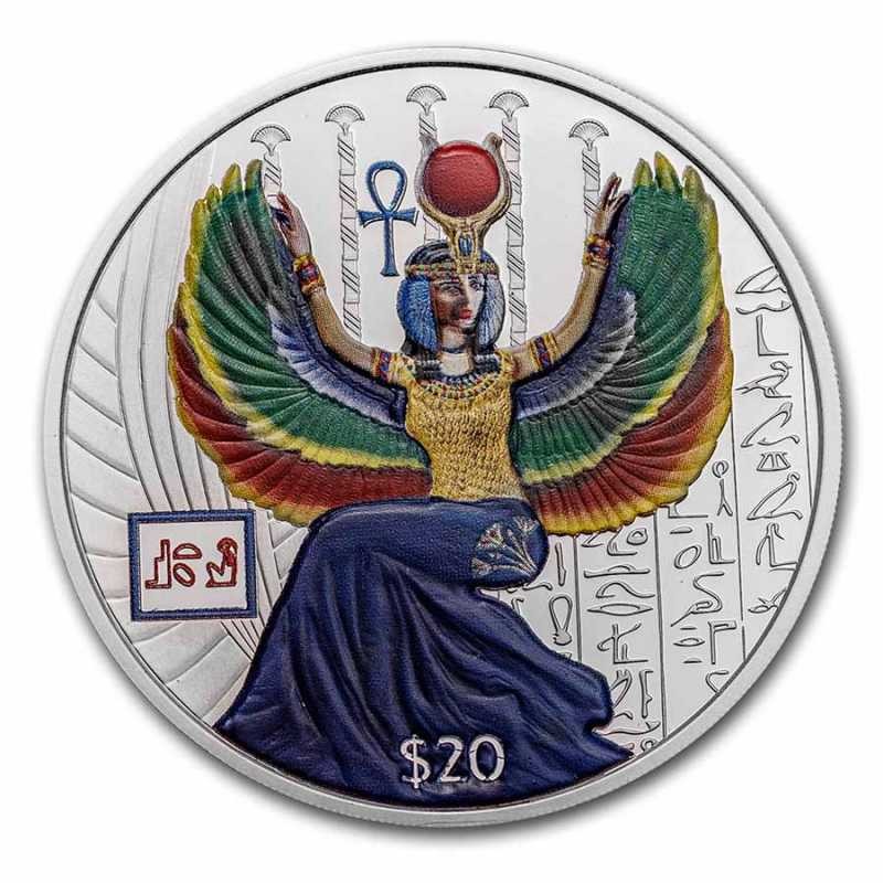 Sierra Leone 20 dollár 2023 - Isis (2 oz Ag)
