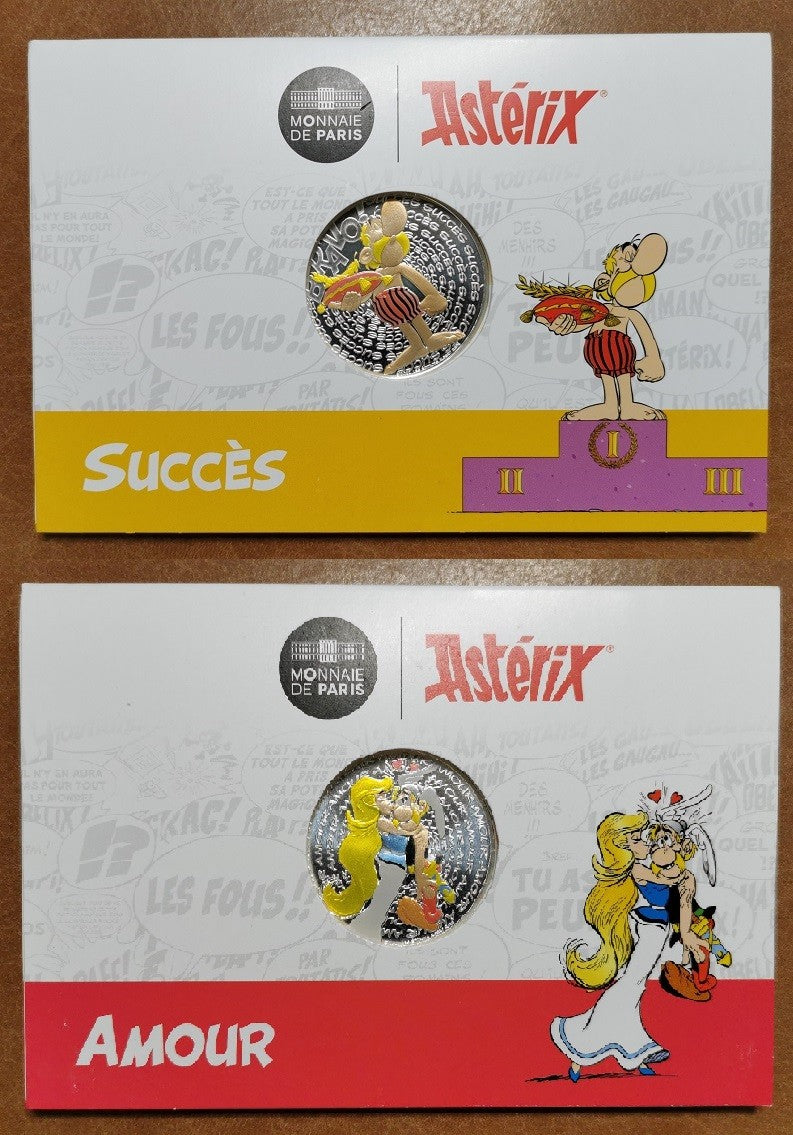 2x 50 Euro Franciaország 2022 Asterix (BU)