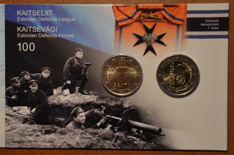 2x2 Euro Észtország 2018 - A függetlenség 100 éve (BU kártya)