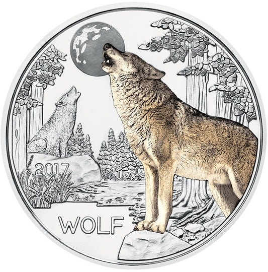 3 Euro Ausztria 2017 Farkas (UNC)