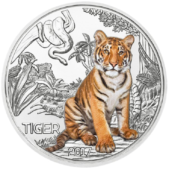 3 Euro Ausztria 2017 Tigris (UNC)