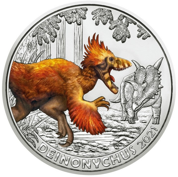 3 Euro Ausztria 2021 - Deinonychus antirrhopus (UNC)