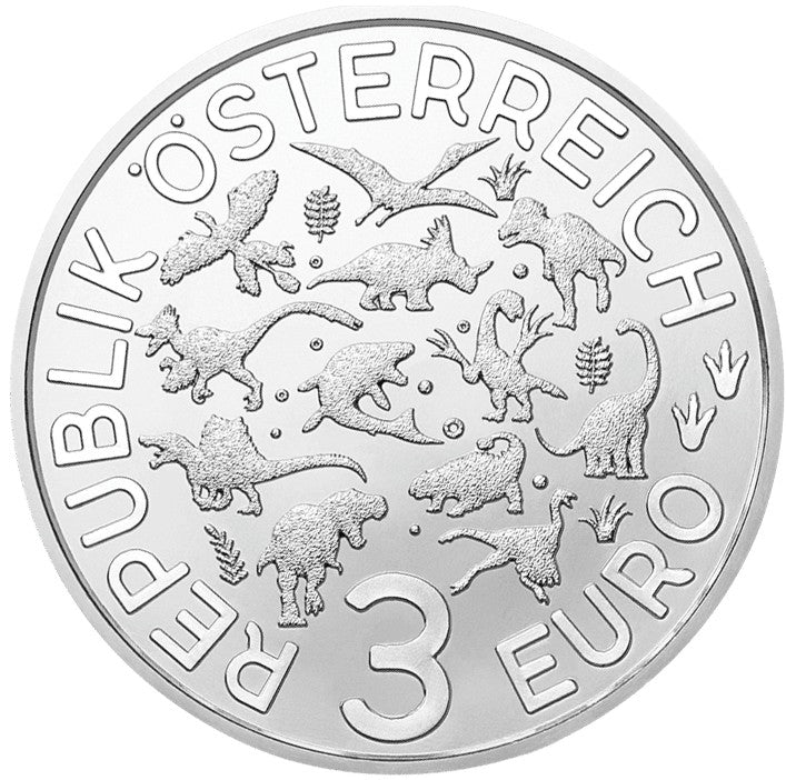 3 Euro Ausztria 2021 - Deinonychus antirrhopus (UNC)