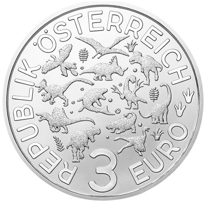 3 Euro Ausztria 2021 - Deinonychus antirrhopus (UNC)