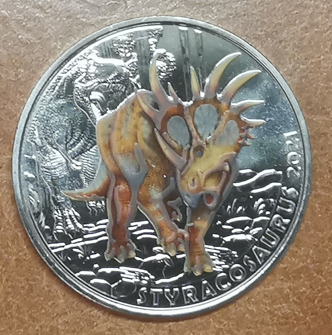 3 Euro Ausztria 2021 - Styracosaurus albertensis (UNC)