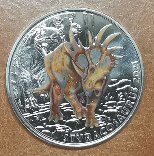 3 Euro Ausztria 2021 - Styracosaurus albertensis (UNC)