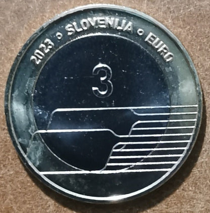 3 Euro Szlovénia 2023 - A szlovén sport napja  (UNC)