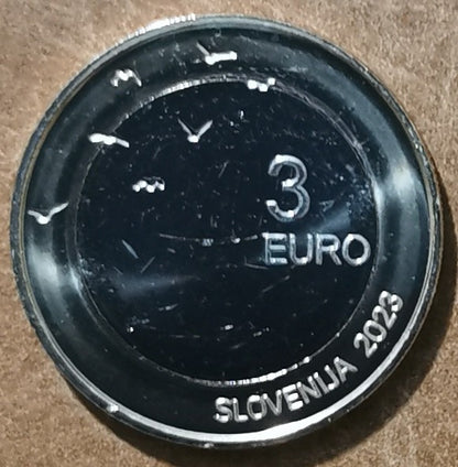 3 Euro Szlovénia 2023 - Boris Pahor (UNC)