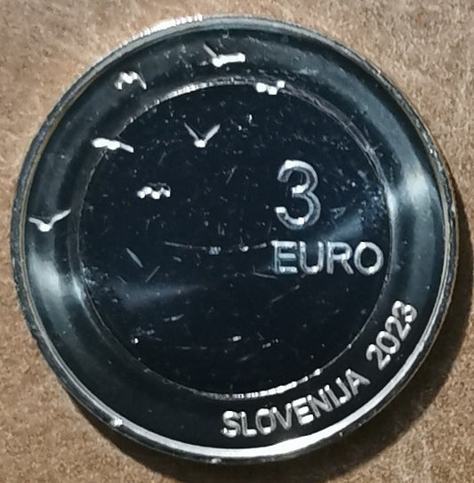 3 Euro Szlovénia 2023 - Boris Pahor (UNC)