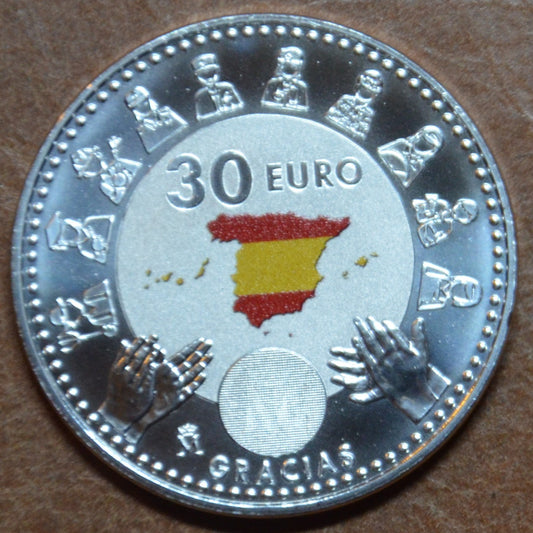 30 Euro Spanyolország 2020 Gracias (UNC)