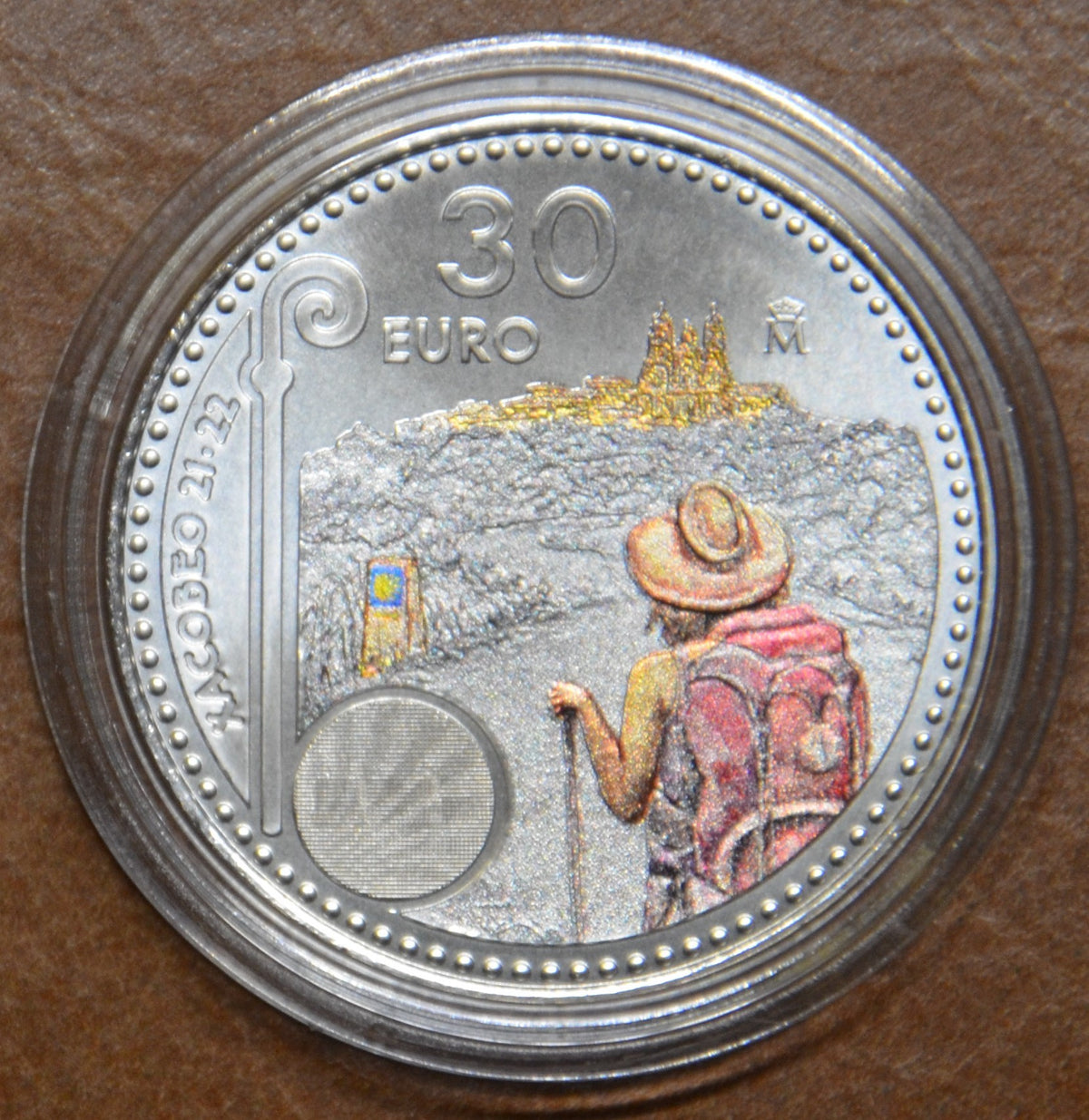 30 Euro Spanyolország 2021 Xacobeo 21-22 (UNC)