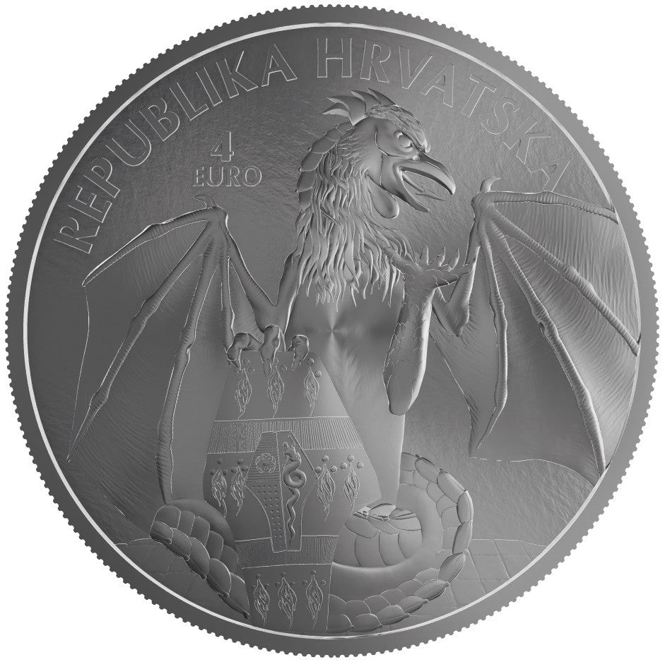 4 Euro Horvátország 2024 - Trsat sárkánya (Proof)