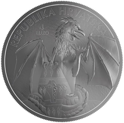 4 Euro Horvátország 2024 - Trsat sárkánya (Proof)