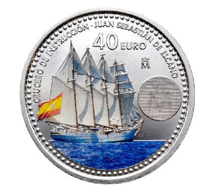40 Euro Spanyolország 2025 - Elcano & Leonor (UNC)