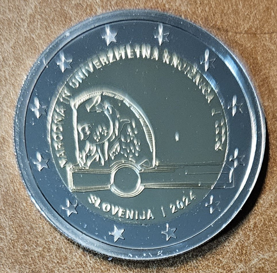 2 Euro Szlovénia 2024 - Országos és Egyetemi Könyvtár (BU)