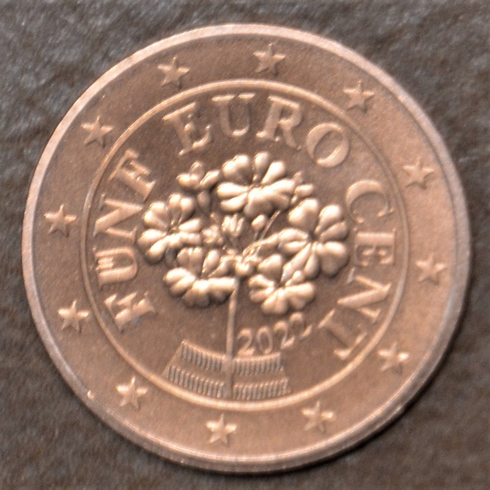 5 cent Ausztria 2022 (UNC)