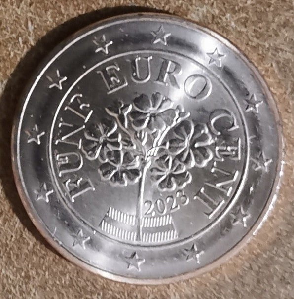 5 cent Ausztria 2023 (UNC)