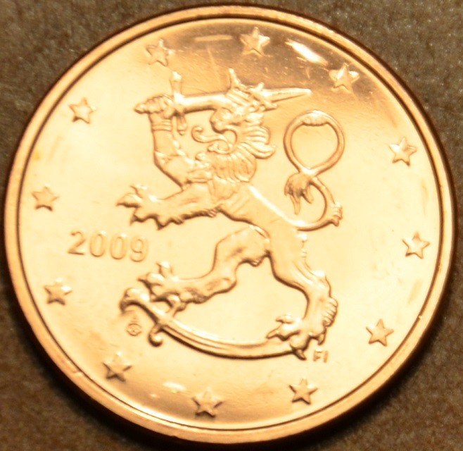 5 cent Finnország 2009 (UNC)