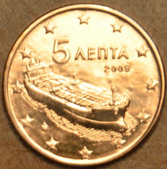 5 cent Görögország 2009 (UNC)