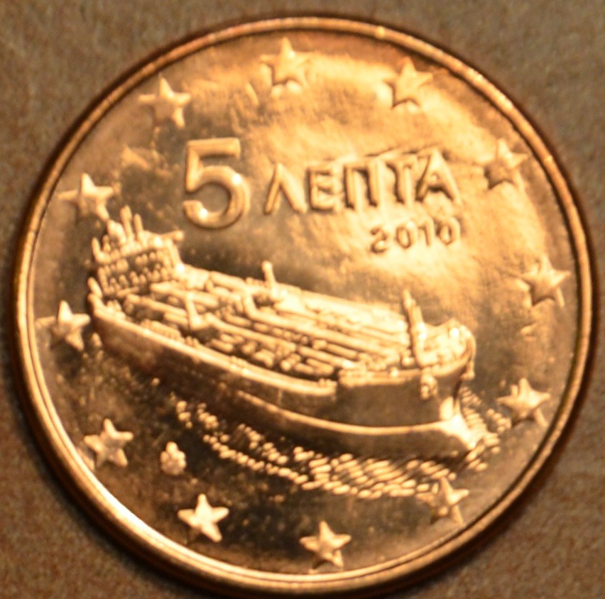 5 cent Görögország 2010 (UNC)
