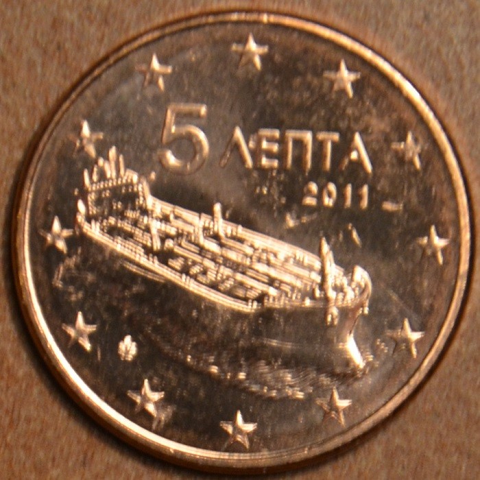 5 cent Görögország 2011 (UNC)