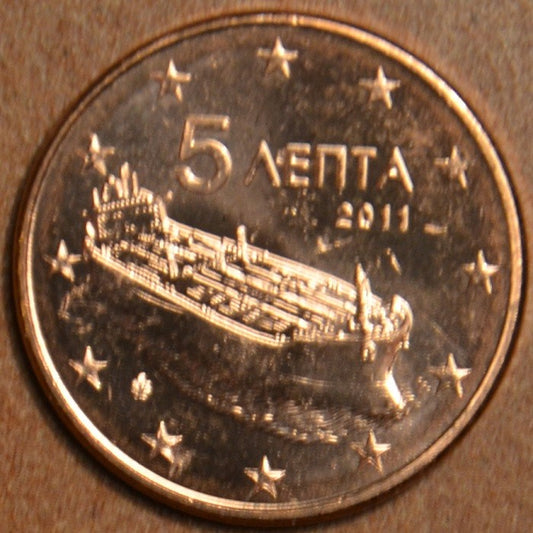 5 cent Görögország 2011 (UNC)
