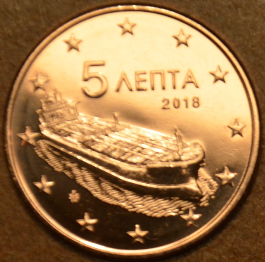 5 cent Görögország 2018 (UNC)