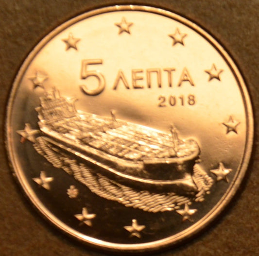 5 cent Görögország 2018 (UNC)