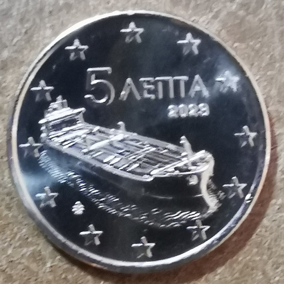 5 cent Görögország 2023 (UNC)