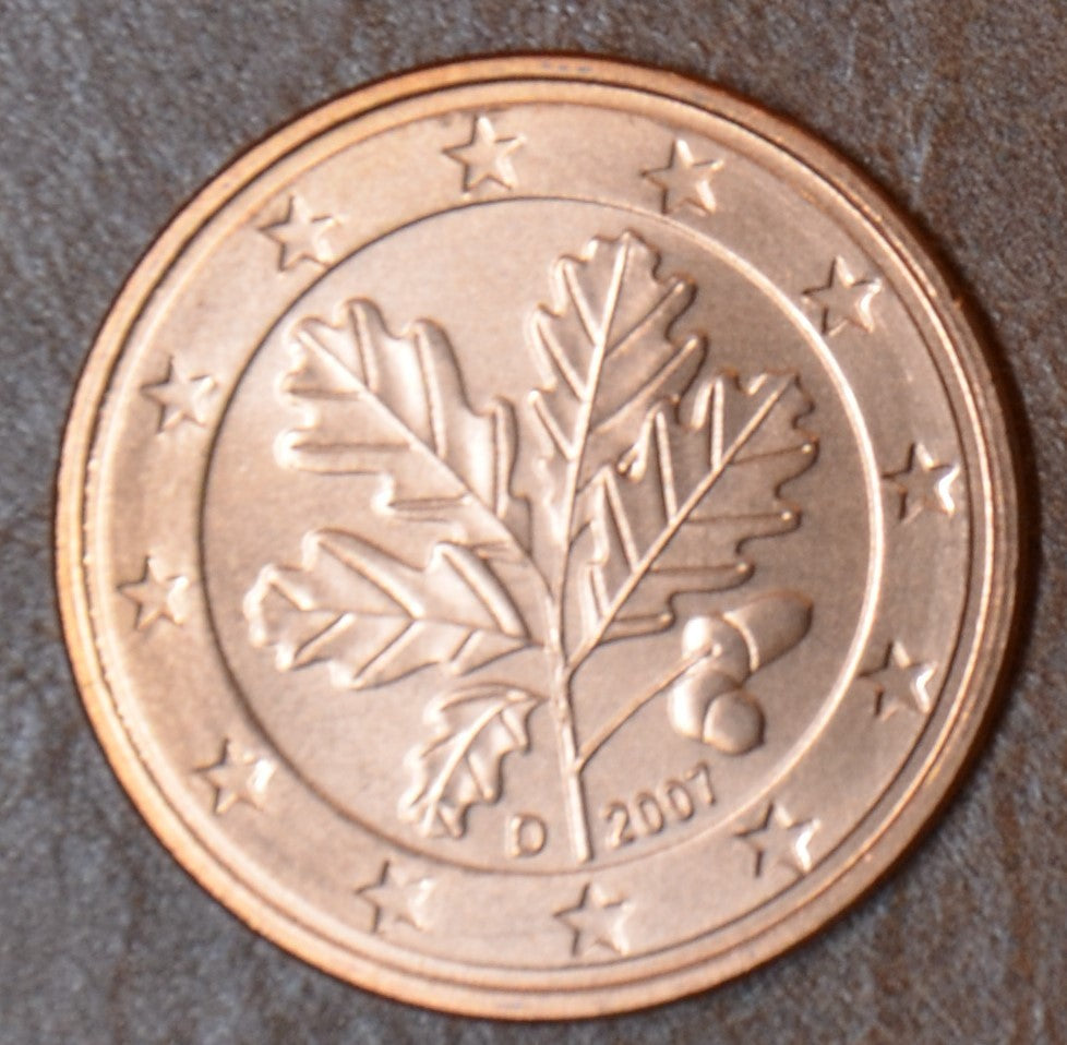 5 cent Németország 2007 "D" (UNC)