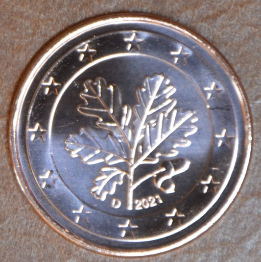 5 cent Németország 2021 "D" (UNC)
