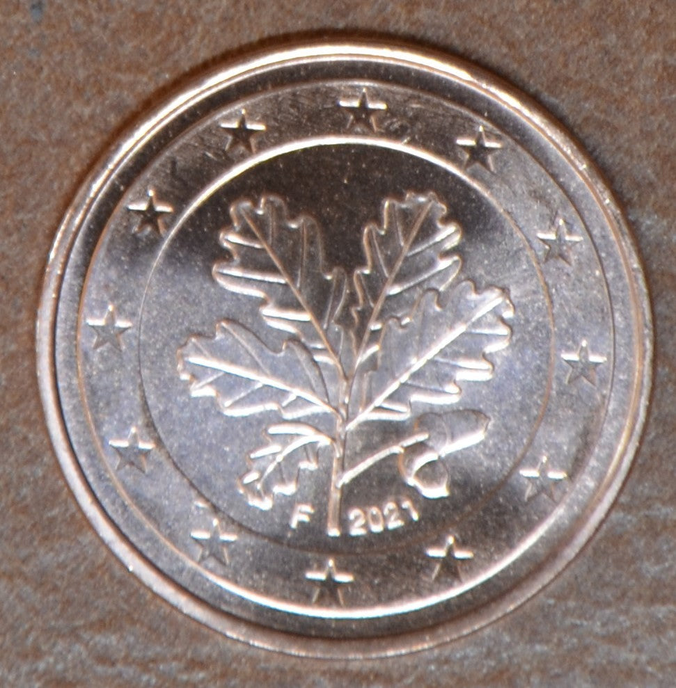 5 cent Németország 2021 "F" (UNC)