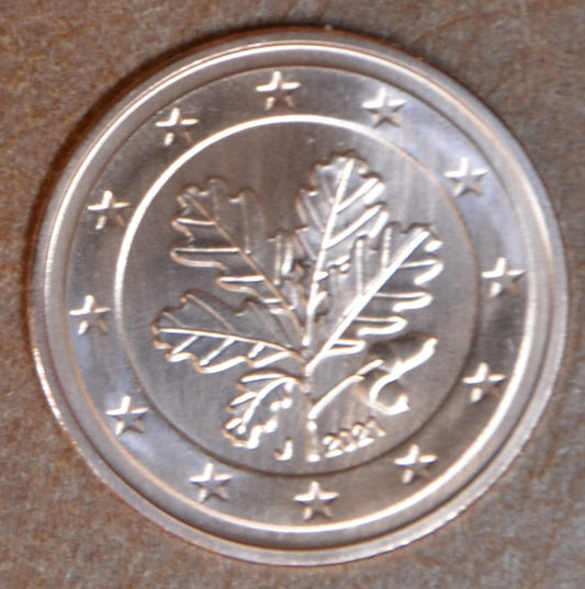 5 cent Németország 2021 "J" (UNC)