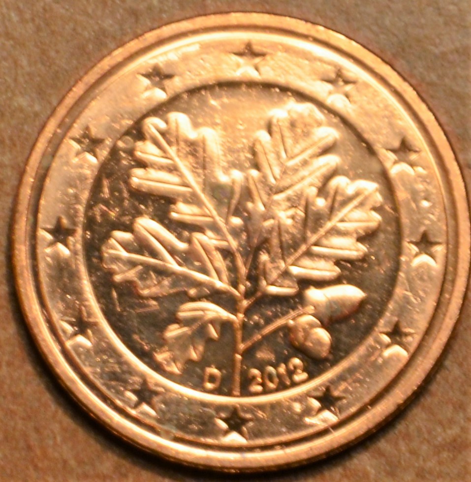 5 cent Németország "D" 2012 (UNC)