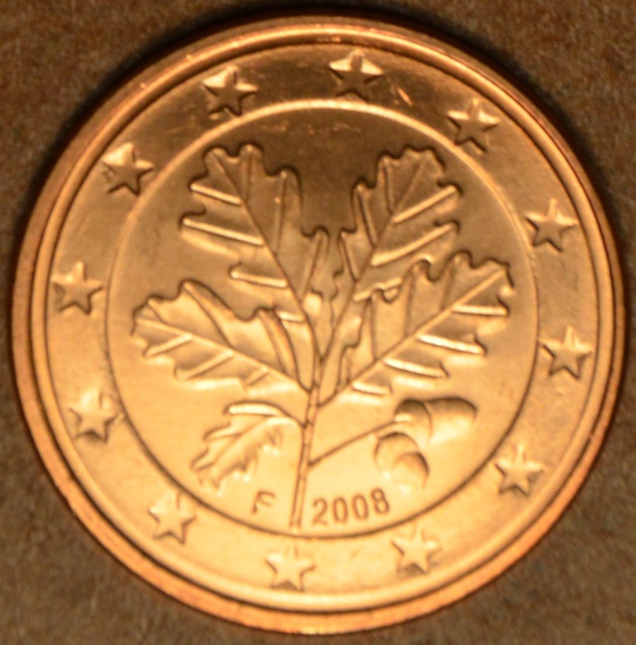 5 cent Németország "F" 2008 (UNC)