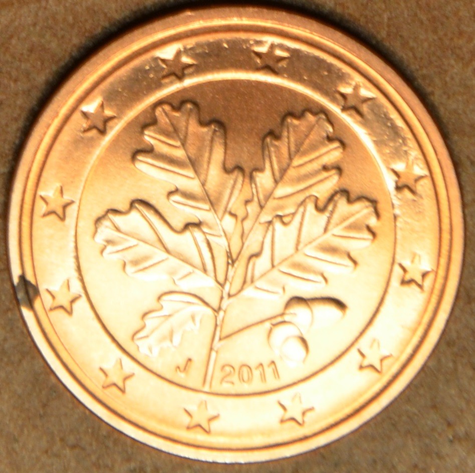 5 cent Németország 2011 "J" (UNC)