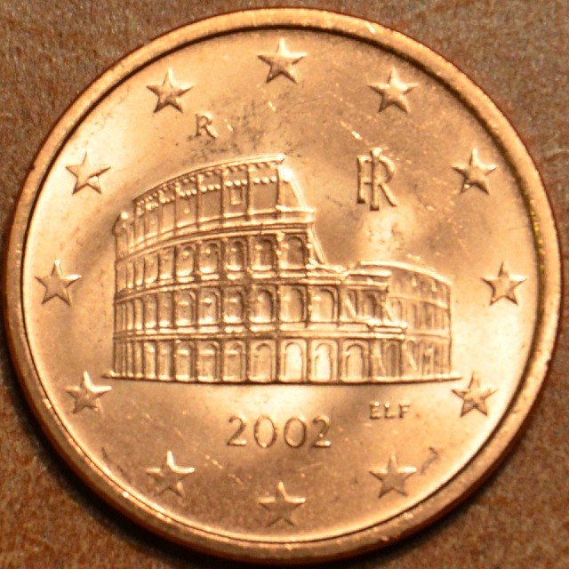 5 cent Olaszország 2002 (UNC)