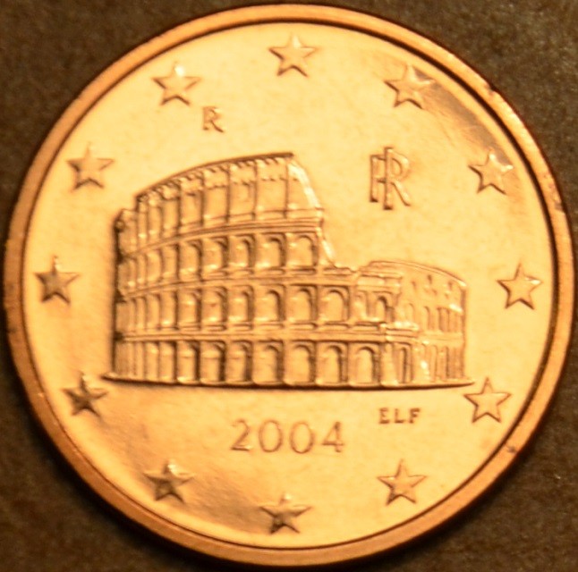 5 cent Olaszország 2004 (UNC)